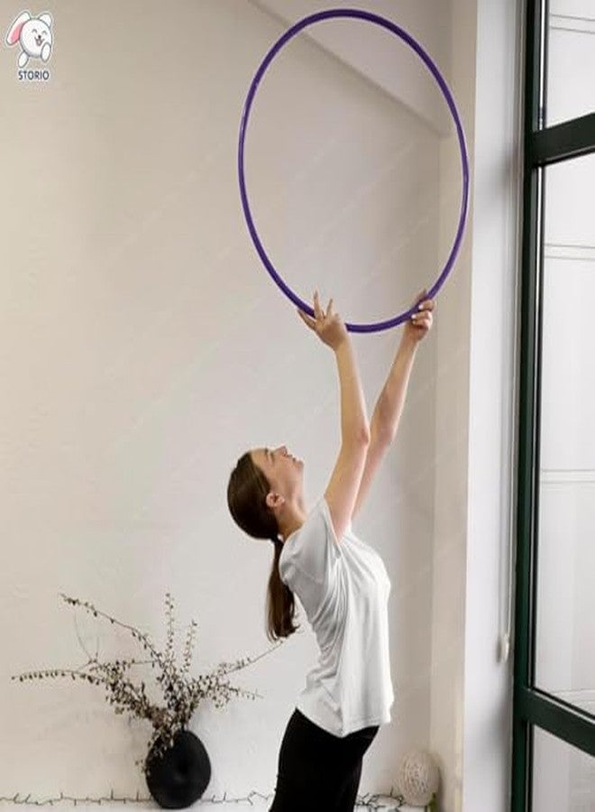 Storio Adjustable Hula Hoop for Kids & Adults | 8-Piece Interlocking Fitness Ring for Exercise & Fun | Hula Hoop Toy for Boys, Girls & Women Workout Use | Multicolor Weighted Hoop - Image 4